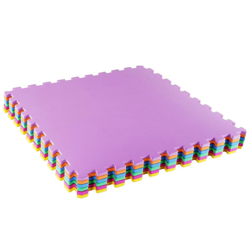Balancefrom Fitness Interlocking EVA Foam Exercise Mat Tiles, 1/2In Thick