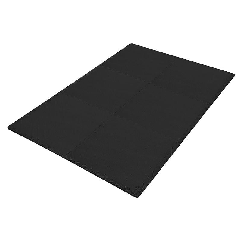 Balancefrom Fitness Interlocking EVA Foam Exercise Mat Tiles, 1/2In Thick