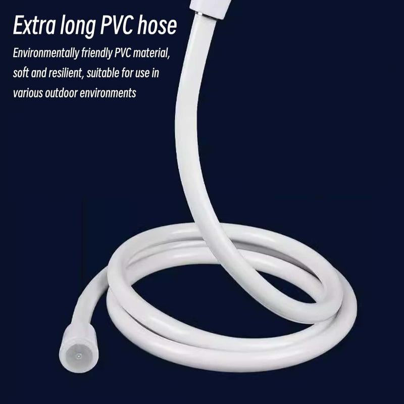 Portable Outdoor Shower Head, Battery Powered Handheld Camping Shower Head, Compact Water Pumping Shower Tool for Outdoor Camping, Camping Essentials, Travel Accessory