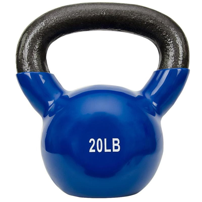 Vinyl Coated Kettle Bells for Strength Weight Training 5 - 25 Lbs