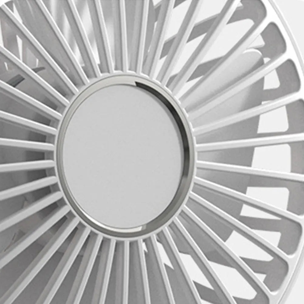 Umbrella Clip Fan 3-Speed Adjustment Summer Cooling Fan Rechargeable Electric Personal Fan for Outdoor Umbrella