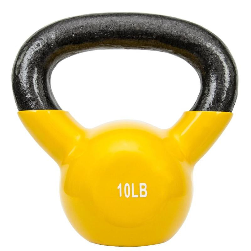 Vinyl Coated Kettle Bells for Strength Weight Training 5 - 25 Lbs