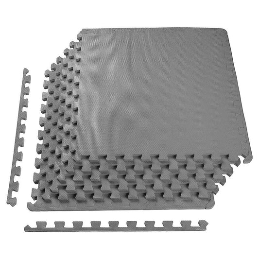 Balancefrom Fitness Interlocking EVA Foam Exercise Mat Tiles, 1/2In Thick